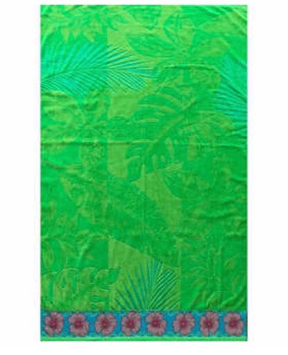 Green Beach Towel